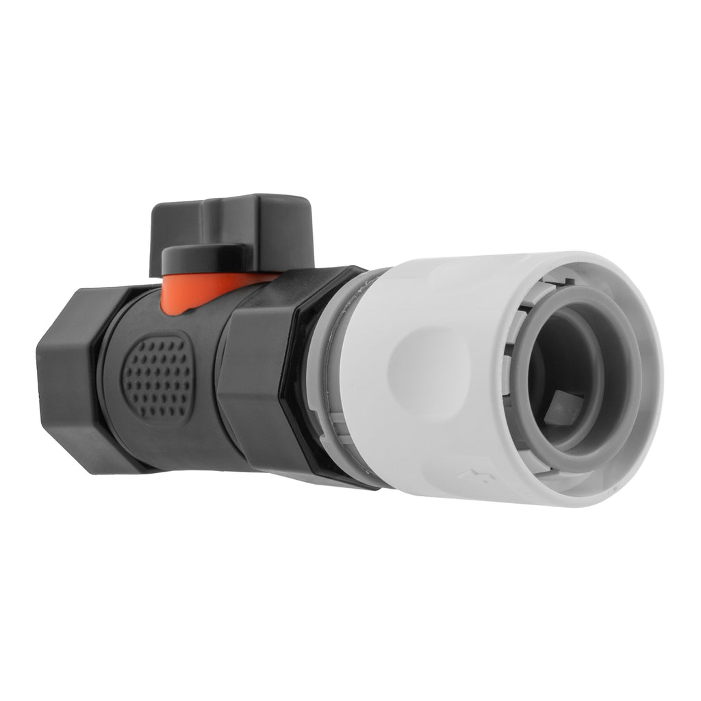 Hose Connector WL with In-Line BSPF Threaded Valve-1