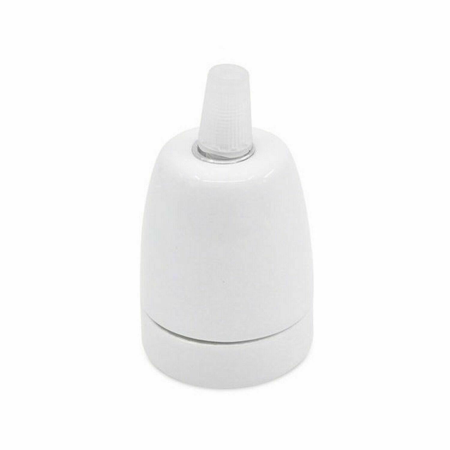 Screw E27 Light Bulb Lamp Holder Base Pendant Socket UK~3413-3